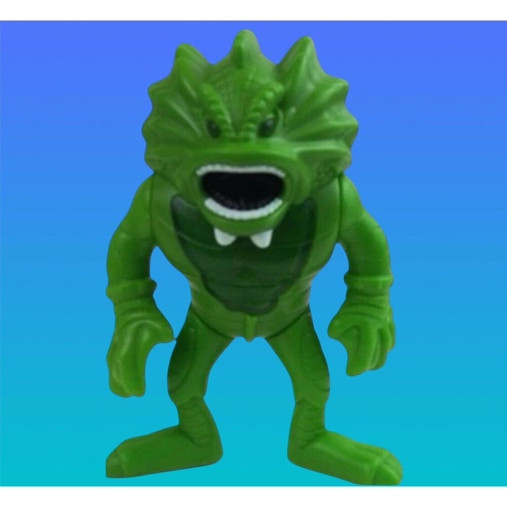 GREEN SEA CREATURE STRETCH SCREAMERS Collectible Action Figure Toy #4 NEW 2003